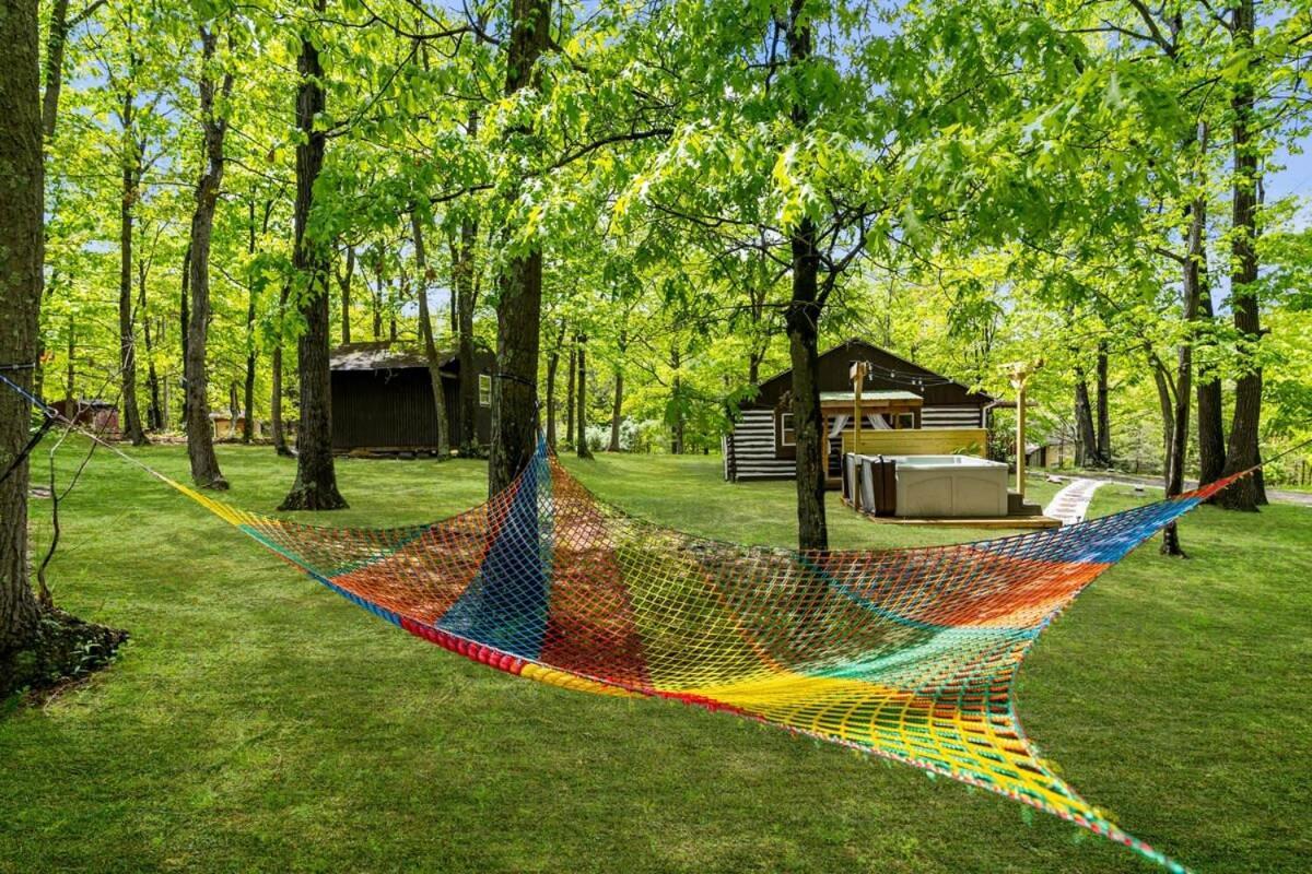 Modernized Log Cabin W Hot Tub Fire Pit & Views Berkeley Springs Ngoại thất bức ảnh