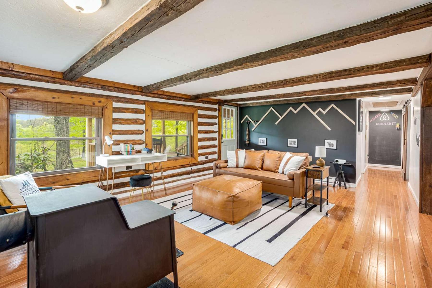 Modernized Log Cabin W Hot Tub Fire Pit & Views Berkeley Springs Ngoại thất bức ảnh